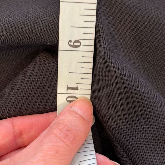 GAP Womens Wool Blend Wide Leg‎ Stretch Dress Pants Black Size 10A - Picture 8 of 9